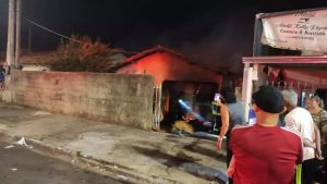 Homem fica ferido após incêndio em casa na região do Zanaga